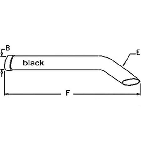 Aftermarket Exhaust Pipe A141777